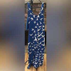 (NWT) Free People blue bird print